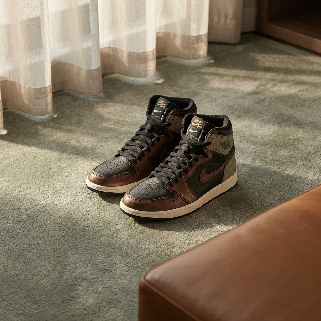 Nike Air Jordan 1 Retro High OG Patina M - Black/Light Army/Sail/Fresh Mint