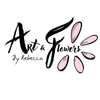 Art and Flowers By Rebecca Logotype