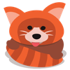 Rode Panda Logotyp