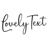 Lovely Text Logotype