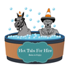 Hot tubs for hire Logotype