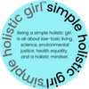 simple holistic girl Logó