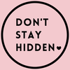 don't stay hidden Logotype