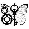 The Steampunk Butterfly Logotype