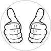 2 Thumbs Up Woodcraft Logotipo