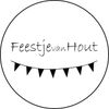 Feestje van hout Logotype