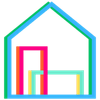 Color Block Home Design Logotyp