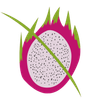Dragon Fruit Cuts Logotype