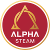 Alpha Steam Logotype