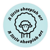 A little sheepish art Logotyp