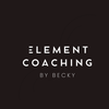 Coached by Becky Logotipo
