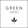 Green Flowers &amp; Pots Logotype