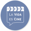 La vida es cine Logó