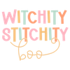 Witchity Stitchity Boo Logotyp