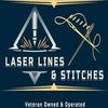 Laser Lines & Stitches Logotype