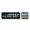 James & Nicholson and Myrtle Beach Promotional and Workwear Clothing Store Logotype