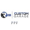 r28 custom garage Logó