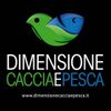 dimensione caccia e pesca Logotipo