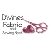 DIVINES FABRIC & SEWING NOOK Logotype