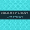 Bright Gray Loft Interiors Logotipo