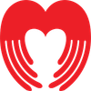 Hands over Hearts for Life Logotype