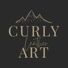Curly Leather Art Logotype