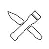 Baterky Noze Logotyp
