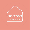 momo hört zu Logotype