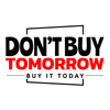 Dont buy tomorrrow Logotyp