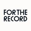 For The Record - Vinyl Storage Logotype