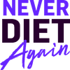 Never Diet Again Logotyp