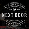 Next Door Barbershop Logotype