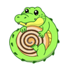 Gator Bites Bakery Logotyp