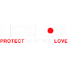 Hexlox - Anti Theft for Saddles, Wheels and More. Logotype
