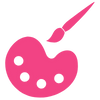 Brushour Paint Classes Logotyp