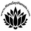 Mama Says Namaste Logotipo