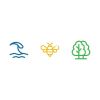 Seas Bees and Trees Logotype