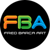 FredBarcaArt.com Custom Art & Digital Prints Logotype