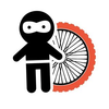 Ninja Mountain Bike Performance Logotype