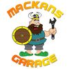 Mackans Garage Logotyp