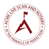 ACME LIVE SCAN and NOTARY Logotipo