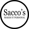 Sacco’s Makes It Personal Logotipo