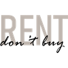 Rent Don't Buy Logotipo