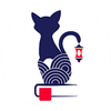 The Honnomushi Cat Bookshop Λογότυπο