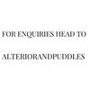 ALTERIOR & Puddles Logotipo