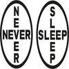 Never Sleep Logotype