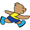 Running Bear Logotype