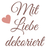 Mit Liebe dekoriert Logotipo