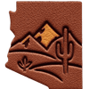 Desert Glow Crafts - Handcrafted Leather Wallets and Goods Made in Arizona USA Logotype