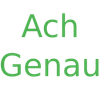 Ach Genau Logotipo